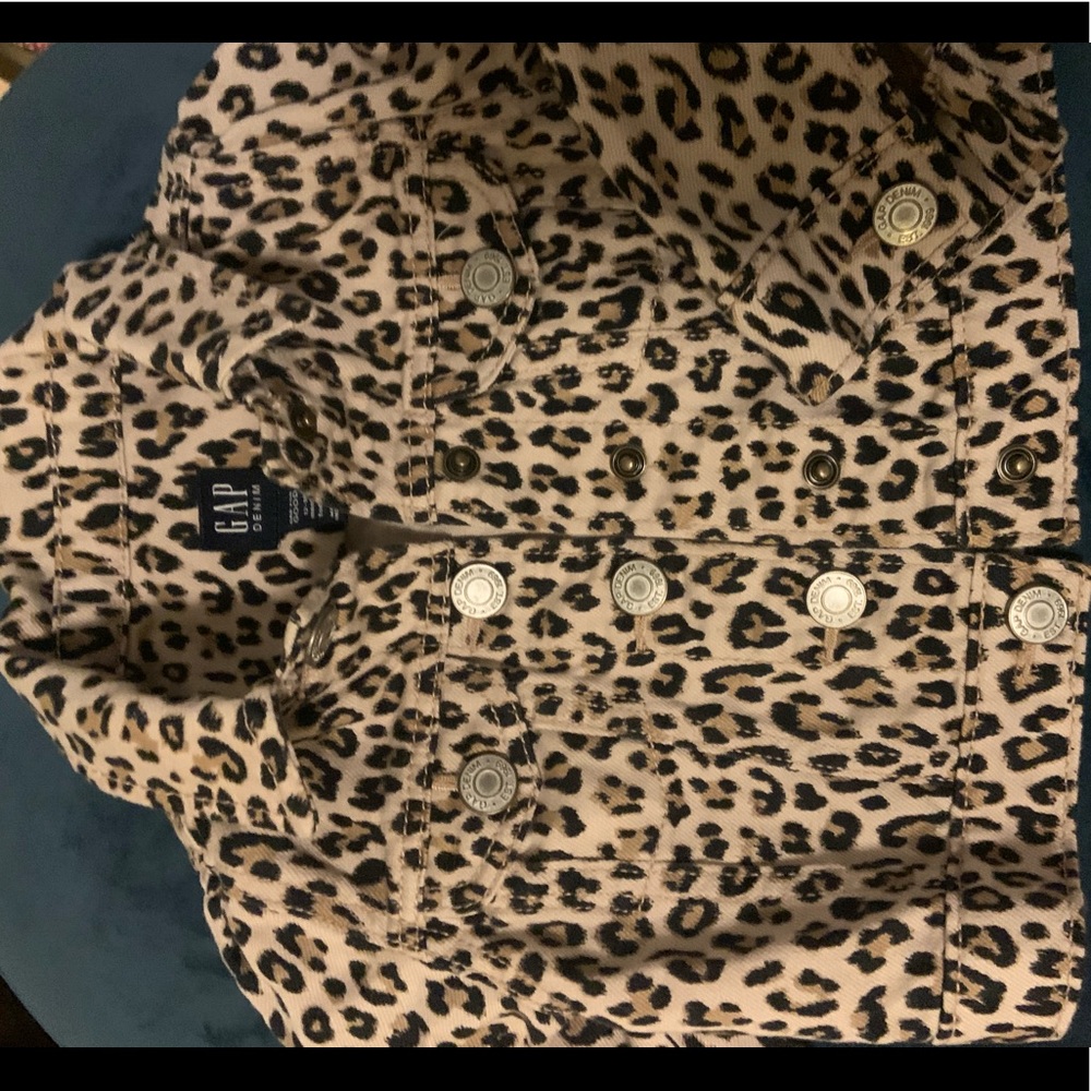 Leopard Denim Jacket
